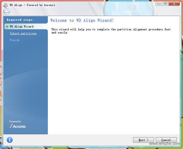 WD Align Utility软件截图