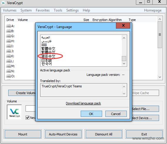 VeraCrypt软件截图