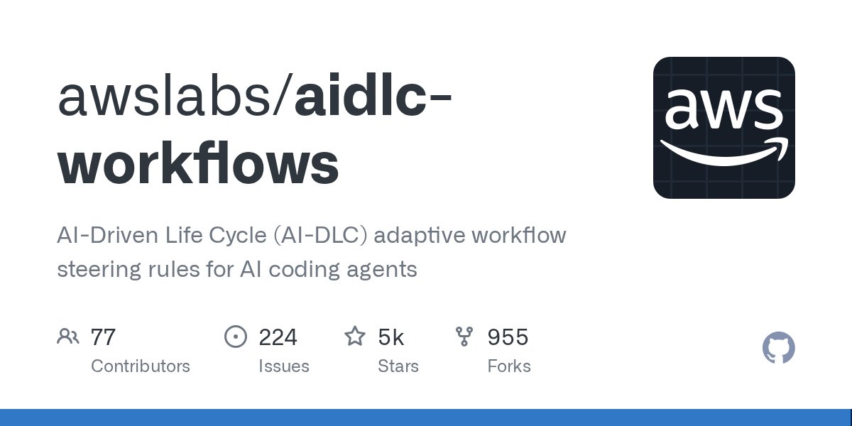 AWS Labs 开源 AI-DLC：一套工作流核心适配七种 AI 编码环境