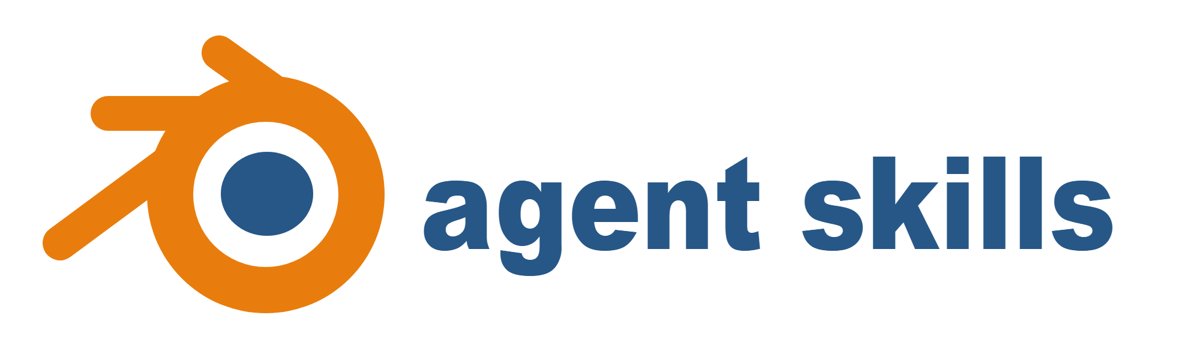 开发者发布 20 套 Blender agent skills，覆盖建模到游戏引擎导出
