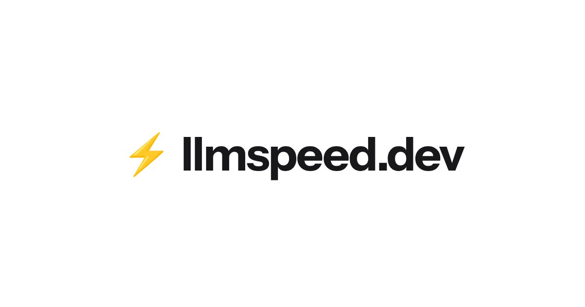 Llmspeed.dev 上线：买硬件前先估算本地大模型跑多快