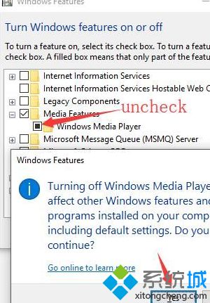 win10怎样卸载windows media player(2)