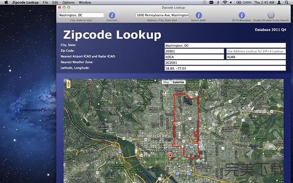 Zipcode Lookup for Mac