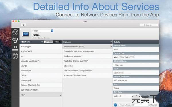iNet Network Scanner for Mac
