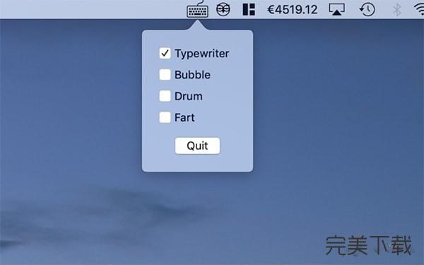 KeyboardAudio Mac版