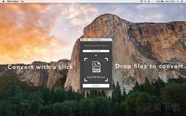 Pdf to Microsoft Word Converter Mac版