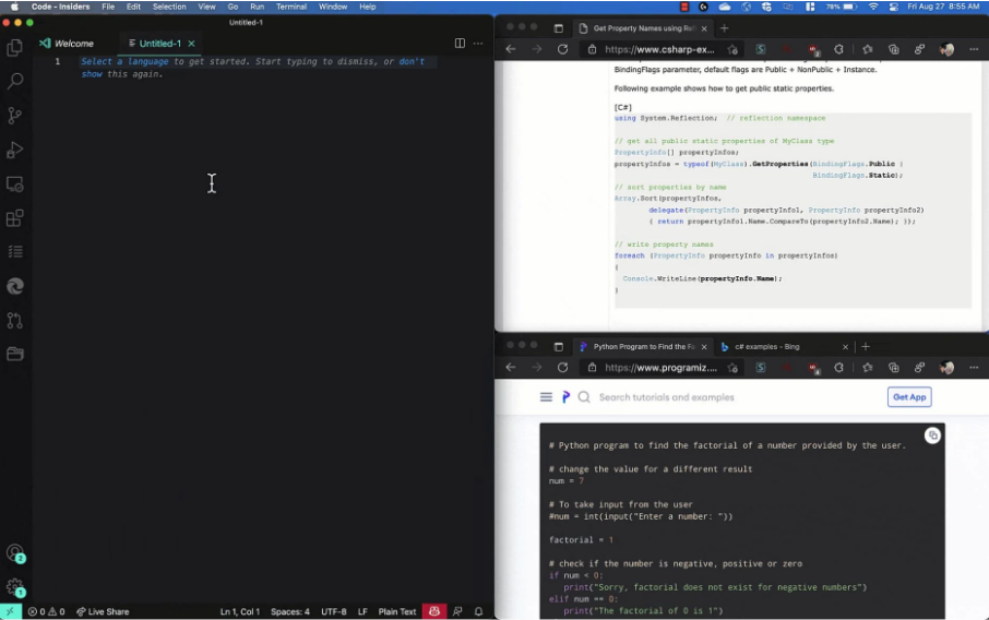 微软 Visual Studio Code 1.60 发布:自动语言检测、快速括号着色...