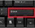 win10系统中Shift键是什么,有何作用