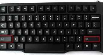 win10系统中Shift键是什么,有何作用(1)