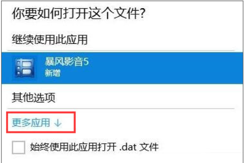 dat文件怎么打开？win10系统dat文件的打开方法(1)