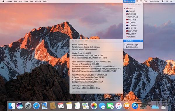 Bitcoin Info for Mac