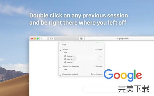 TabSessions for Mac