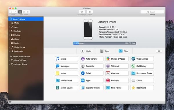 iExplorer for Mac